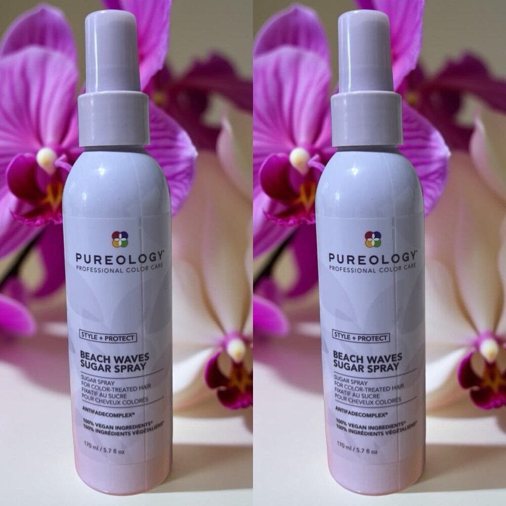 Pureology Protect Beach Waves Sugar Spray_ For Color Treated Hair 5.7 oz_ 2 unit